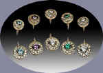 14K GOLDダブルクラスター2