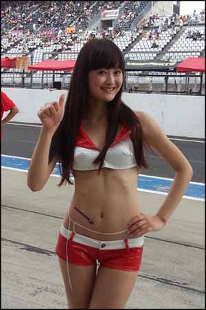 オリジナルローライズデニムのNavel Rose added - オリジナル
